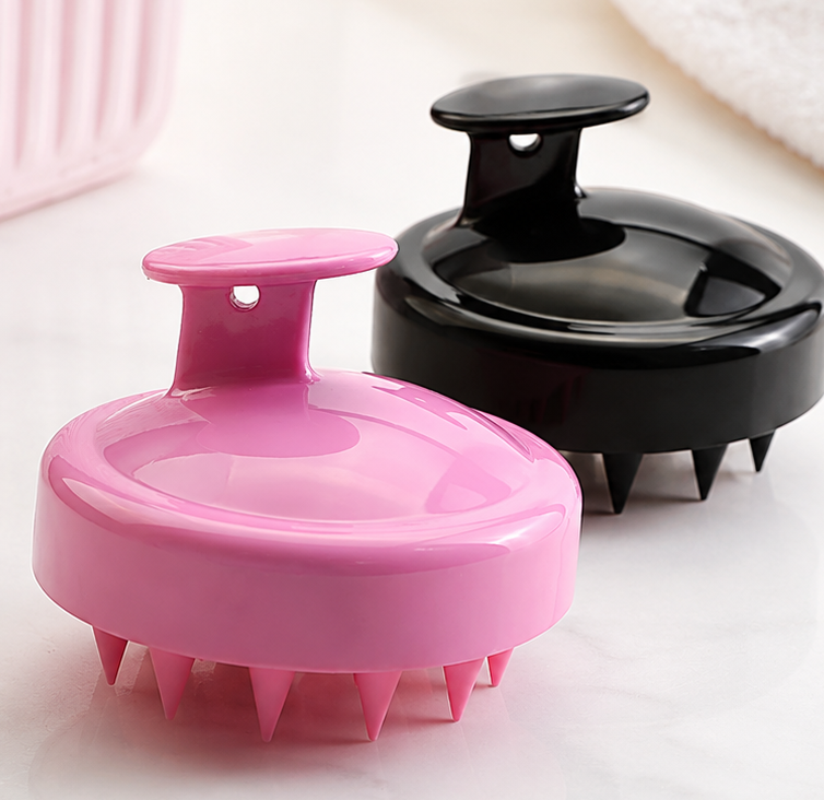 Silicone Scalp Massager Brush | Hair Growth & Deep Cleansing Shampoo Massage Brush