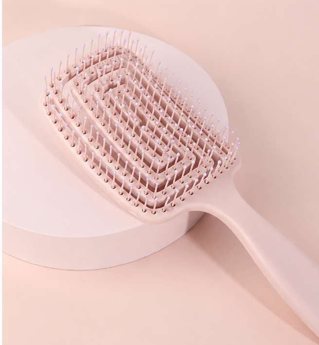 Detangling Paddle Hair Brush | Scalp Massage Brush for Curly, Thick & Straight Hair