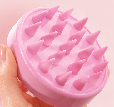 Silicone Scalp Massager Brush | Hair Growth & Deep Cleansing Shampoo Massage Brush